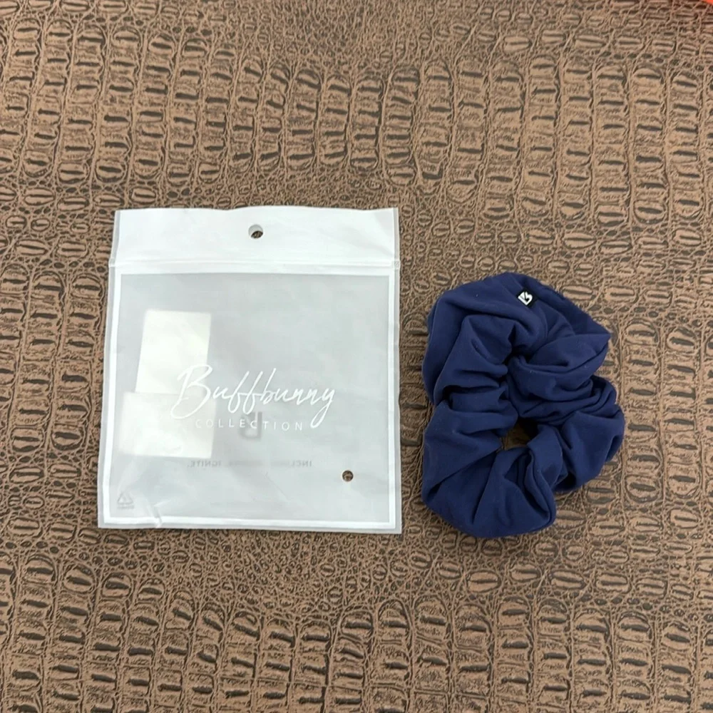 Buffbunny Collection Midnight Navy Scrunchie NWT